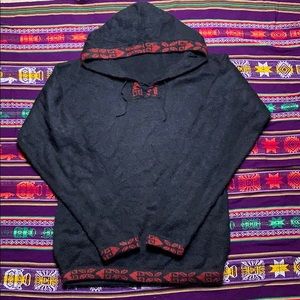 🆕100% alpaca handmade hooded sweater🆕